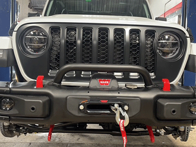 Winch Plus Front Bumper Jeep